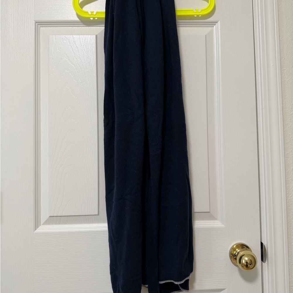 Theory Dark Blue Scarf